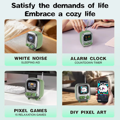 T-Tiivoo-2 Mini Retro White Noise Bluetooth Speaker Portable Vintage Sleep Aid Bluetooth Speaker High Quality Subwoofer